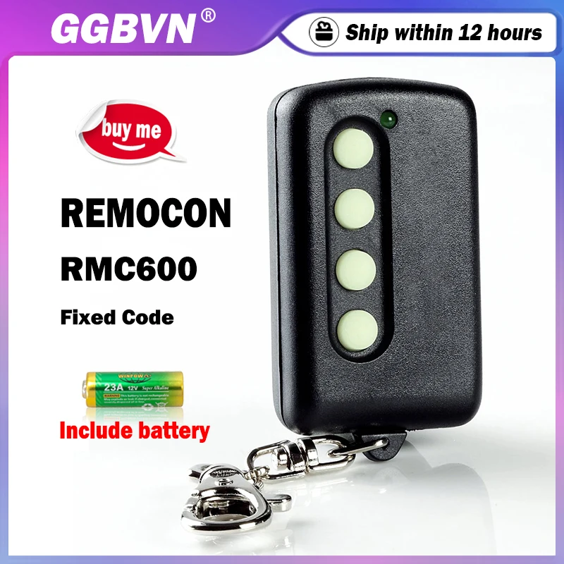 New REMOCON Garage / Gate Remote Control 250-450MHz Adjustable Frequency For REMOCON RMC600 RMC-600 RMC 610 LRT-1 Gate Opener
New REMOCON Garage / Gate Remote Control 250-450MHz Adjustable Frequency For REMOCON RMC600 RMC-600 RMC 610 LRT-1 Gate Opener
