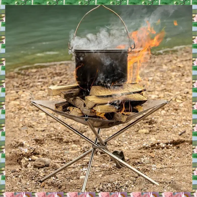 Sports Outdoor Camping Bonfire Rack Stainless Steel Burning Rack Portable Folding Firewood Stand Camping Barbecue Grid,Outdoor C
Sports Outdoor Camping Bonfire Rack Stainless Steel Burning Rack Portable Folding Firewood Stand Camping Barbecue Grid,Outdoor C