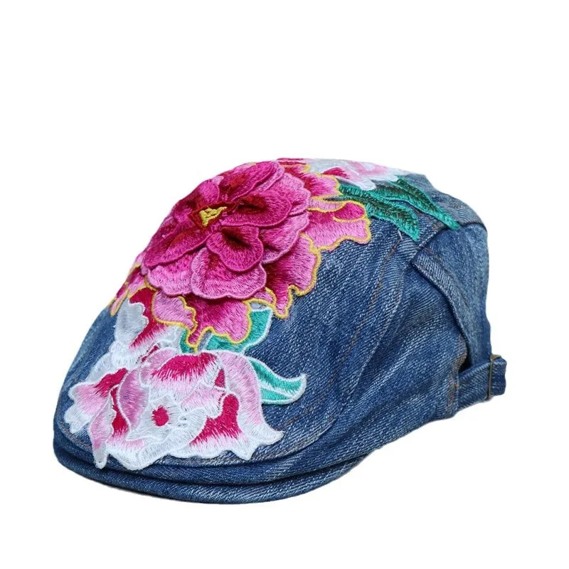 2025 Luxury Design 3D Embroidery Flower Casquette Cap for Women Denim Cotton Breathable Snapback Cap Gorras Hombre Originales
2025 Luxury Design 3D Embroidery Flower Casquette Cap for Women Denim Cotton Breathable Snapback Cap Gorras Hombre Originales