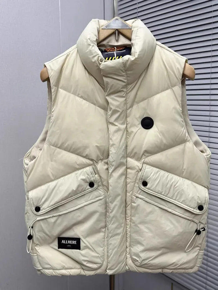 Men's Thiened Vest Winter New Sle Stand Collar Workwear Faionable Versatile Svel oulder Pad Warm Outerwear
Men's Thiened Vest Winter New Sle Stand Collar Workwear Faionable Versatile Svel oulder Pad Warm Outerwear
