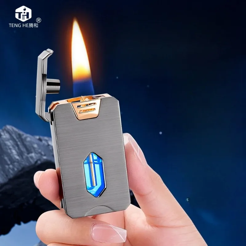 New Creative Intelligent Voice Control Ignition Windproof Lighter Visual Fuel Tank Safe Ignition Switch USB Electric Lighter
New Creative Intelligent Voice Control Ignition Windproof Lighter Visual Fuel Tank Safe Ignition Switch USB Electric Lighter