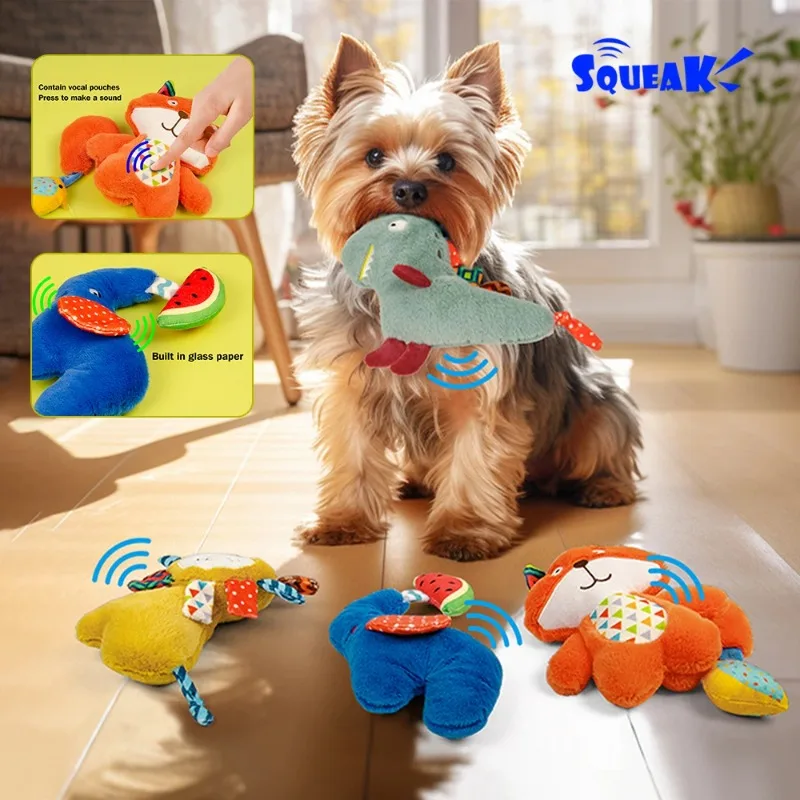 1PC Sound Plush Pet Toy – Doll Series with Multiple Animal Shapes, Interactive Toy for Cats & Dogs
1PC Sound Plush Pet Toy – Doll Series with Multiple Animal Shapes, Interactive Toy for Cats & Dogs