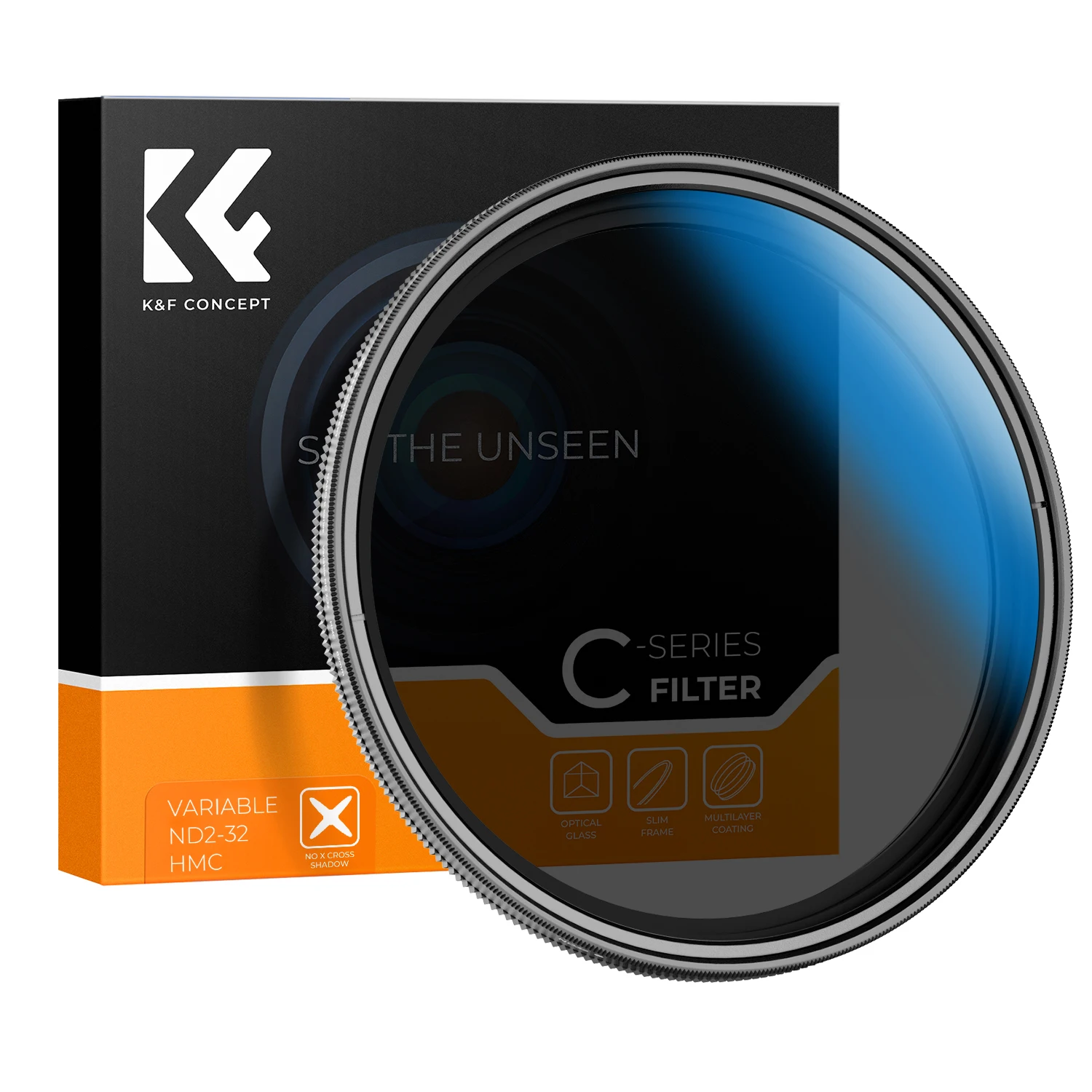 K&F Concept 49 52 67 72 77 82mm Variable ND2-32 Lens Filter (1-5 Stops) Neutral Density Lens Filter No X Cross for Camera Lens
K&F Concept 49 52 67 72 77 82mm Variable ND2-32 Lens Filter (1-5 Stops) Neutral Density Lens Filter No X Cross for Camera Lens