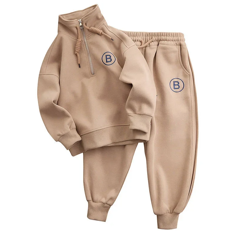 Korea Style Autumn Winter Kids Clothes Boy Set Letter Print Pullover Sweatshirt Top and Jogger Pants Suit Kids Tracksuit 5-14 Y
Korea Style Autumn Winter Kids Clothes Boy Set Letter Print Pullover Sweatshirt Top and Jogger Pants Suit Kids Tracksuit 5-14 Y