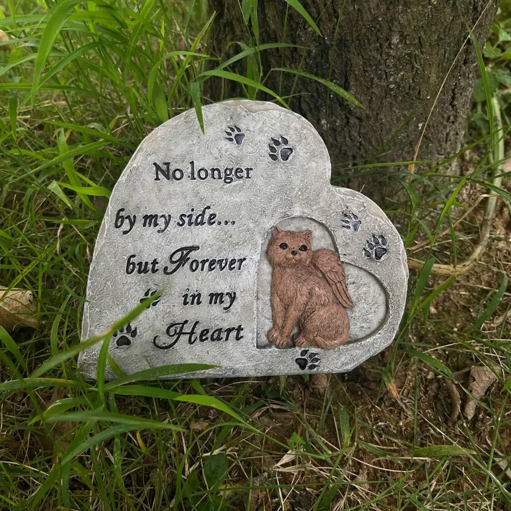 Kitten Stone Cat Stone Garden Decor Pet Headstone Outdoor Tombstone Sympathy Gift Plaque for Cat Owners Outdoor for Cat for Pet
Kitten Stone Cat Stone Garden Decor Pet Headstone Outdoor Tombstone Sympathy Gift Plaque for Cat Owners Outdoor for Cat for Pet