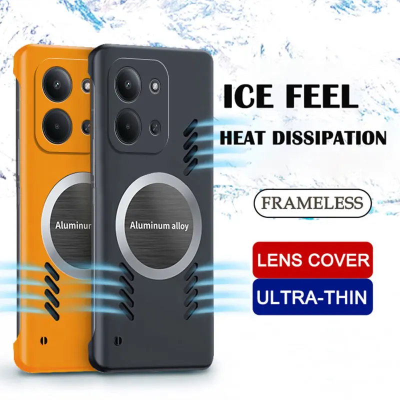 Luxury Graphene Heat Dissipation Cooling Magnetic Phone Case for XIAOMI REDMI 15C Global Hard PC Frameless Cover
Luxury Graphene Heat Dissipation Cooling Magnetic Phone Case for XIAOMI REDMI 15C Global Hard PC Frameless Cover