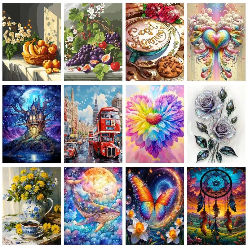 GATYZTORY Pictures By Number Landscape Kits DIY Frame Painting By Numbers Flower Drawing On Canvas HandPainted Home Decor
GATYZTORY Pictures By Number Landscape Kits DIY Frame Painting By Numbers Flower Drawing On Canvas HandPainted Home Decor