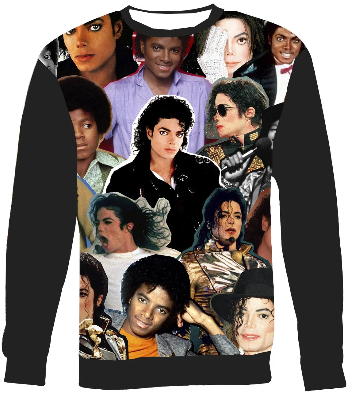2026 New Michael Jackson Collage Print Sweatshirt Casual Crewneck Pullover for King of Pop Fans and Streetwear Lovers
2026 New Michael Jackson Collage Print Sweatshirt Casual Crewneck Pullover for King of Pop Fans and Streetwear Lovers