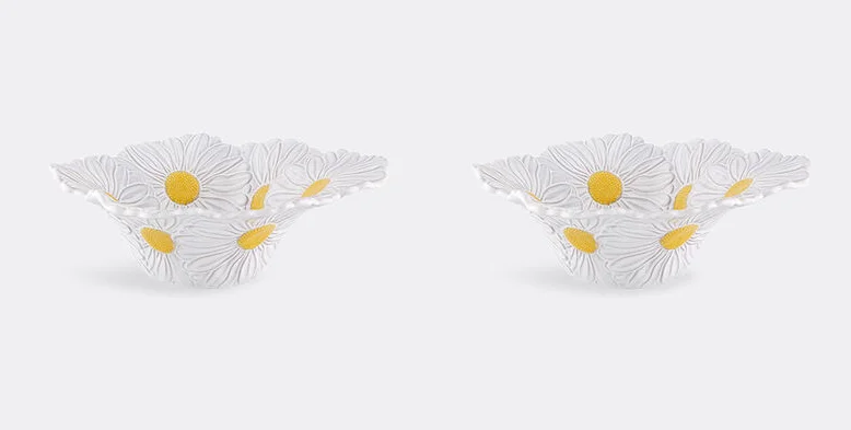 'Maria Flor' salad bowl, set of two, white Bordallo Pinheiro Earthenware Length 270mm Width 240mm Height 90mm
'Maria Flor' salad bowl, set of two, white Bordallo Pinheiro Earthenware Length 270mm Width 240mm Height 90mm