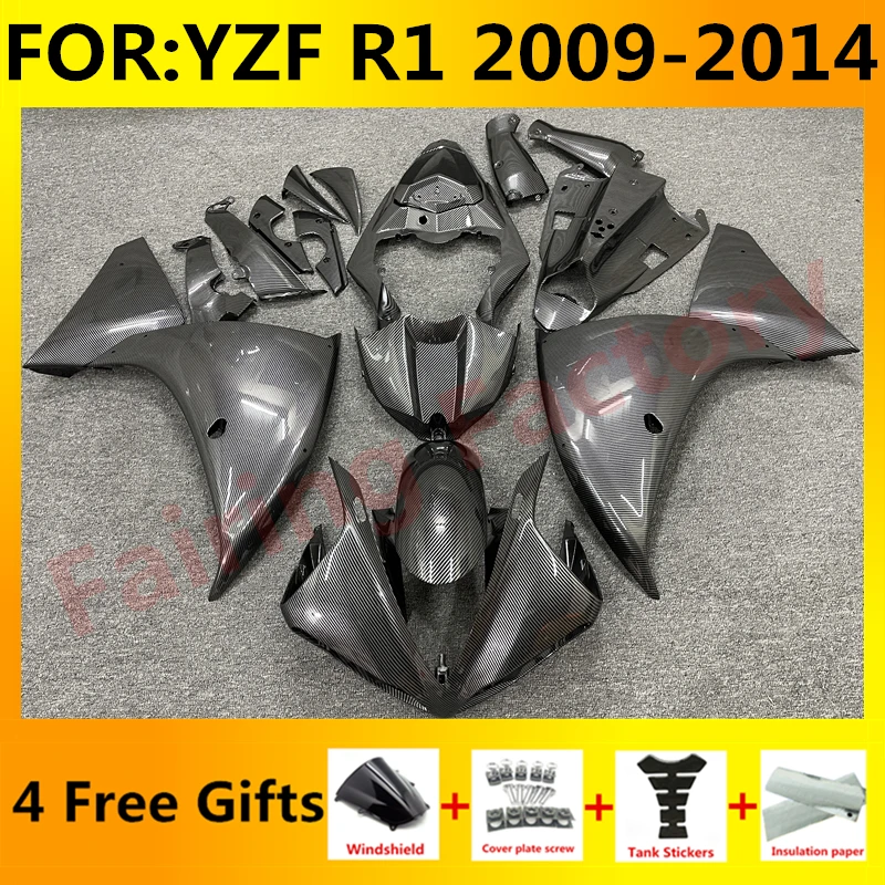 NEW ABS Motorcycle full Fairing Kit fit For YZF R1 YFZ-R1 2009 2010 2011 2012 2013 2014 Bodywork Fairings set carbon fiber paint
NEW ABS Motorcycle full Fairing Kit fit For YZF R1 YFZ-R1 2009 2010 2011 2012 2013 2014 Bodywork Fairings set carbon fiber paint
