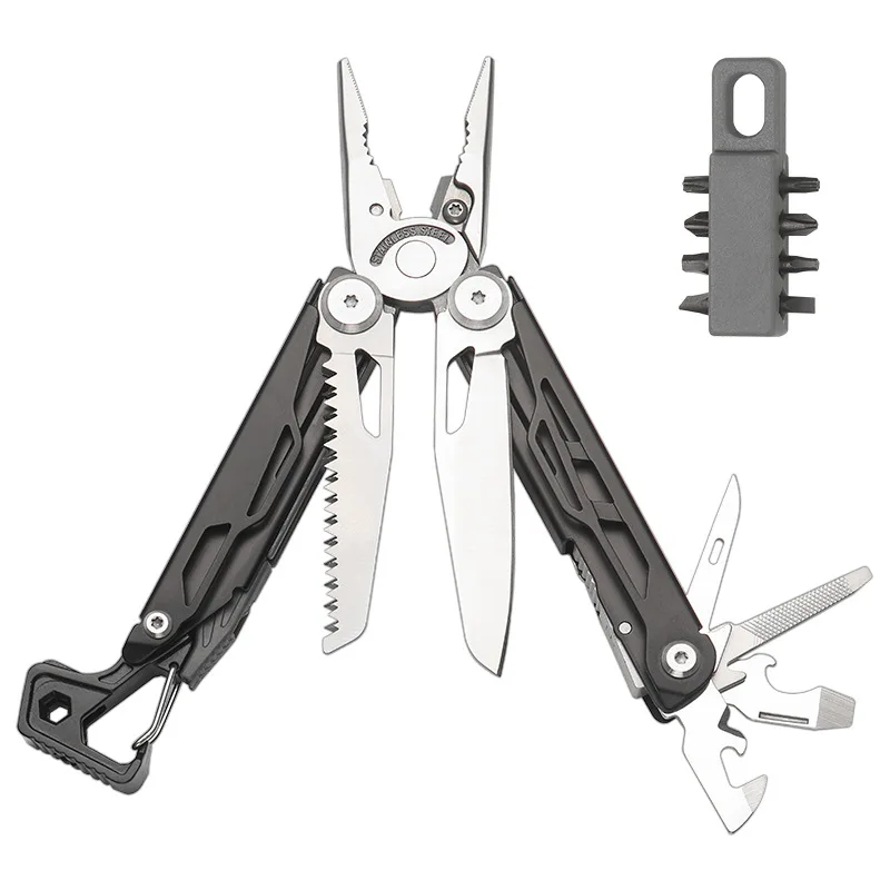 Outdoor 25 In 1 Multi-Tool Folding Multipurpose Hand Survival Tools Pliers With Knife Scissors Wire Stripper Bottle Opener
Outdoor 25 In 1 Multi-Tool Folding Multipurpose Hand Survival Tools Pliers With Knife Scissors Wire Stripper Bottle Opener