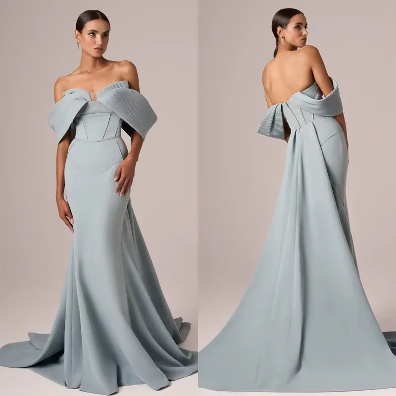 Little Daisy CustomizedPleat Ruched Draped Mermaid Off-the-shoulder Long Dresses Bespoke Occasion Dresses Casual
Little Daisy CustomizedPleat Ruched Draped Mermaid Off-the-shoulder Long Dresses Bespoke Occasion Dresses Casual