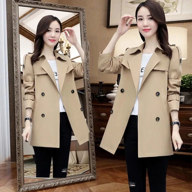 2024 Female Mid Length Version Long Sleeved Windbreaker Jacket Top Grade Entering Autumn Lady Fashion Loose Windbreaker Top Coat
2024 Female Mid Length Version Long Sleeved Windbreaker Jacket Top Grade Entering Autumn Lady Fashion Loose Windbreaker Top Coat
