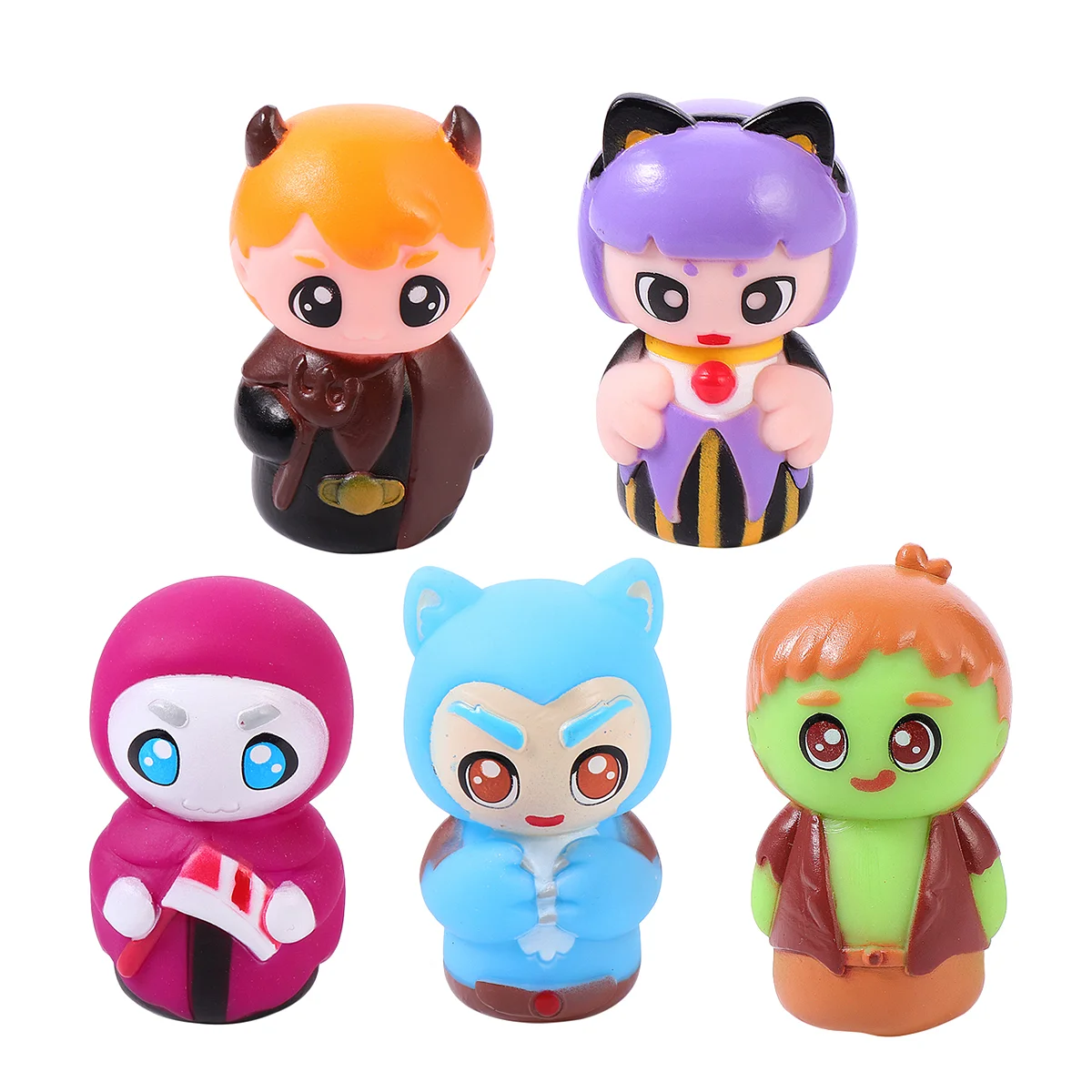 5 Pcs Kids Toy Toys Halloween Finger Puppets Hand 7X45X4CM Children's Educational Parent-child Interaction Mini Model
5 Pcs Kids Toy Toys Halloween Finger Puppets Hand 7X45X4CM Children's Educational Parent-child Interaction Mini Model