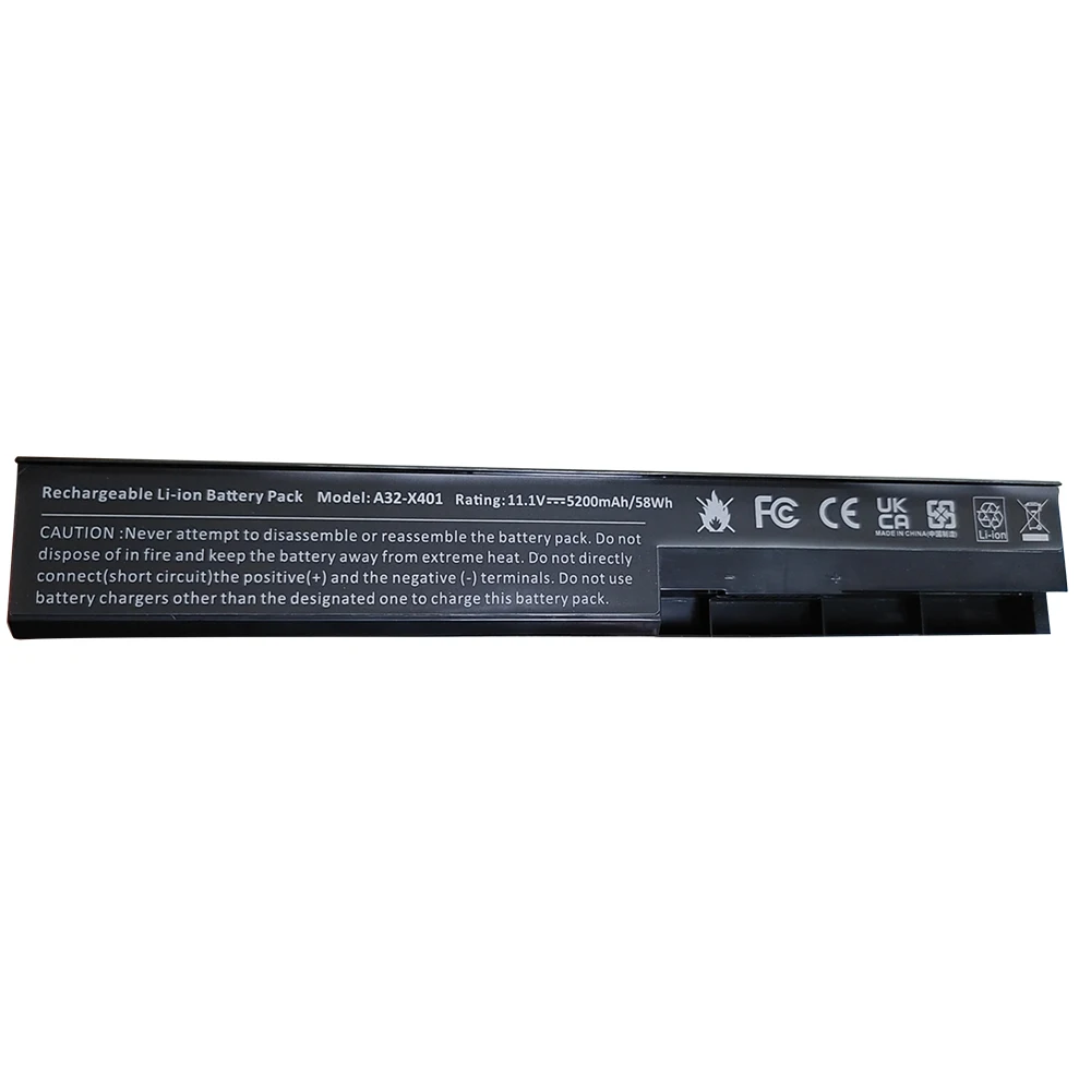LISCN 10.8V 5200mAh A32-X401 Laptop Battery for ASUS F301 F401 X301 X301A X401 X401A X501 X501A S301A S401A A41-X401
LISCN 10.8V 5200mAh A32-X401 Laptop Battery for ASUS F301 F401 X301 X301A X401 X401A X501 X501A S301A S401A A41-X401