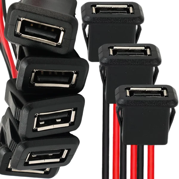 Разъем USB 2.0 для панельного монтажа, гнездо, с проводкой, под пайку, для зарядки, для автомобильных и грузовых камер видеонаблюдения
Разъем USB 2.0 для панельного монтажа, гнездо, с проводкой, под пайку, для зарядки, для автомобильных и грузовых камер видеонаблюдения