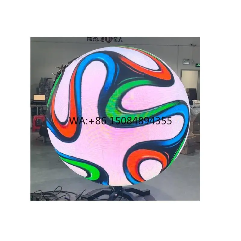 360 Degree Creative Shape P2.5 mm 2m Full Color Rgb Ball Flexible Spherical Circular Round Video LED Sphere Display Screen
360 Degree Creative Shape P2.5 mm 2m Full Color Rgb Ball Flexible Spherical Circular Round Video LED Sphere Display Screen