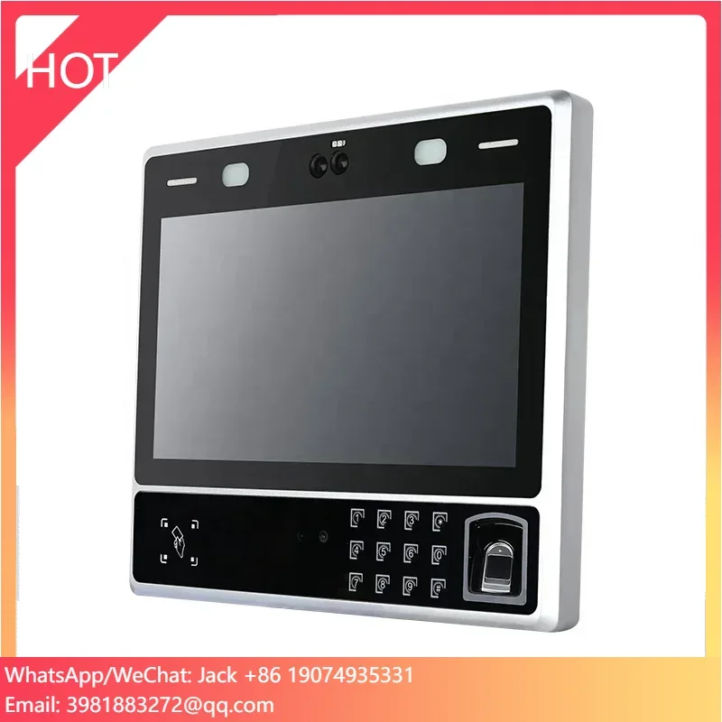 AI intelligent measurement time attendance face recognition scanner machine for school gate door
AI intelligent measurement time attendance face recognition scanner machine for school gate door