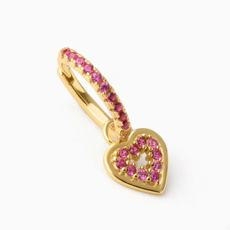 925 Sterling Silver Needle Rose Red Heart Pendant Earrings Fashion Red Crystal Hoop Earrings for Women Fine Jewelry Gifts
925 Sterling Silver Needle Rose Red Heart Pendant Earrings Fashion Red Crystal Hoop Earrings for Women Fine Jewelry Gifts