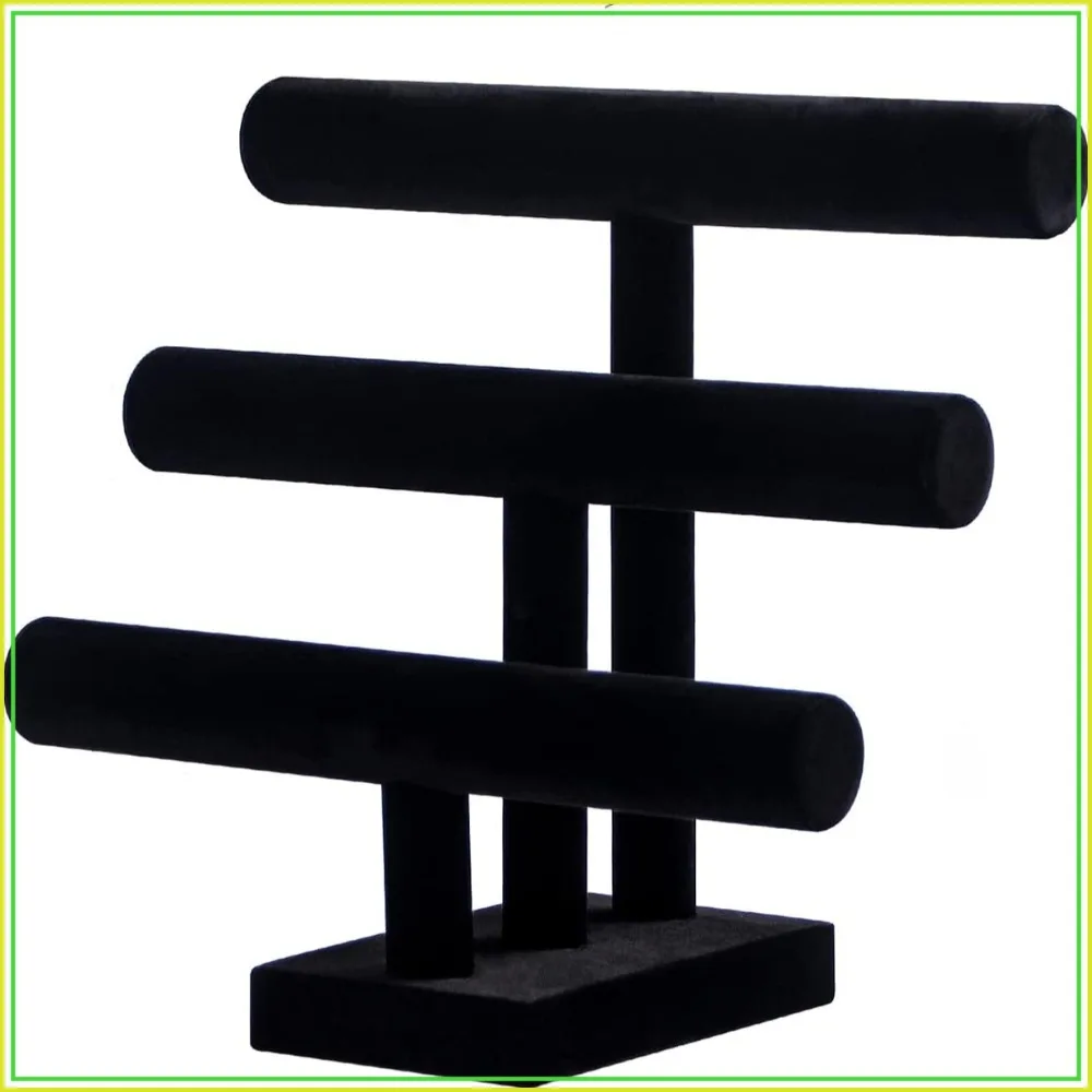 3 Tier Bracelet Holder, Velvet Jewelry Organizer Display for Necklaces, Watches, Hair Ties, Scrunchies
3 Tier Bracelet Holder, Velvet Jewelry Organizer Display for Necklaces, Watches, Hair Ties, Scrunchies