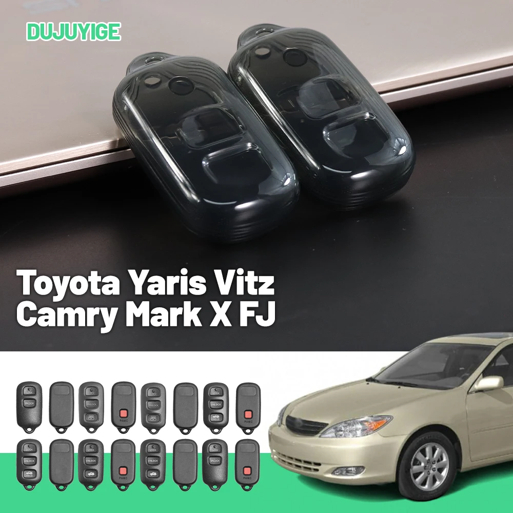 Clear TPU Car Key Case For Toyota Yaris Vitz Camry Mark X FJ Cruiser Avensis Key Fob Cover Protector Shell Auto Accessories
Clear TPU Car Key Case For Toyota Yaris Vitz Camry Mark X FJ Cruiser Avensis Key Fob Cover Protector Shell Auto Accessories