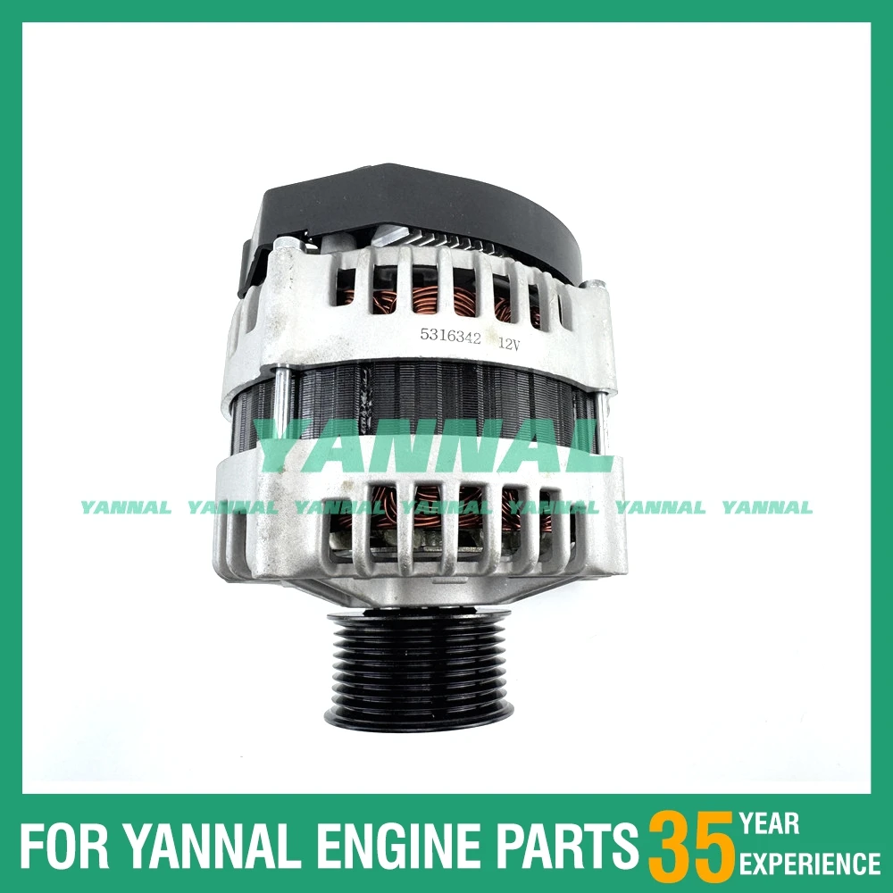 12V 5316342 Alternator For Cummins QSF3.8 Engine Parts
12V 5316342 Alternator For Cummins QSF3.8 Engine Parts