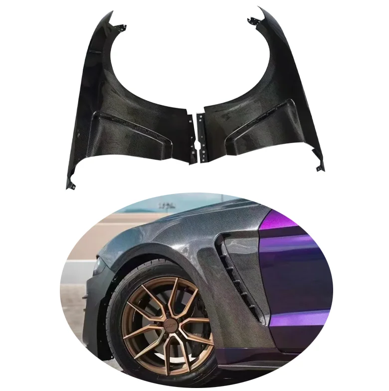 Carbon Fiber Fender for Ford Mustang Gt350 2018-2022 Wet Carbon Factory Good CF Rear Fender
Carbon Fiber Fender for Ford Mustang Gt350 2018-2022 Wet Carbon Factory Good CF Rear Fender