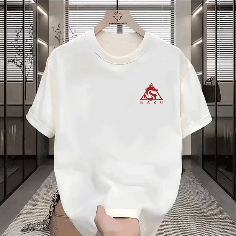 Hong Kong-style cotton short-sleeved men's printed T-shirt round neck loose Korean version summer couple half-sleeved
Hong Kong-style cotton short-sleeved men's printed T-shirt round neck loose Korean version summer couple half-sleeved