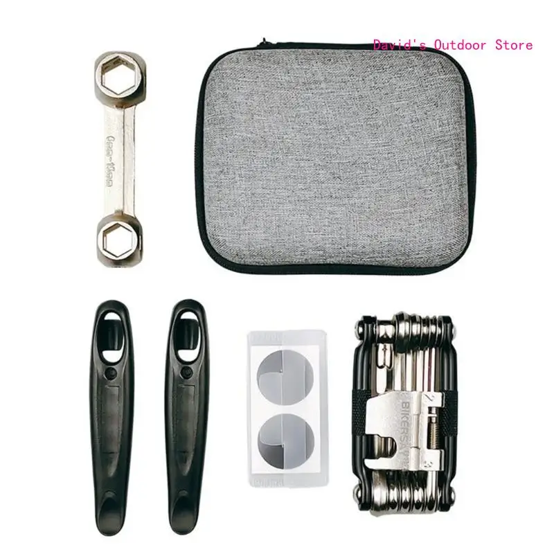 Portable Wrenches Bike Tire Repairs Set Bicycles MultiFunctional Puncture Tool X3UA
Portable Wrenches Bike Tire Repairs Set Bicycles MultiFunctional Puncture Tool X3UA