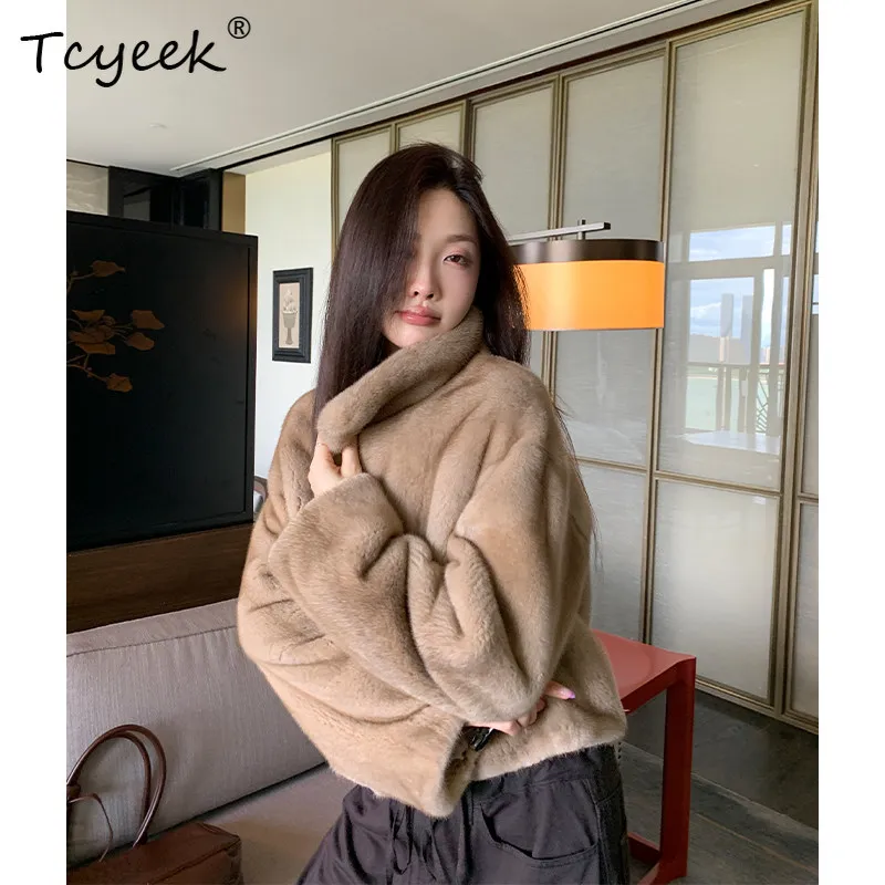 Tcyeek Natural Whole Mink Fur Coat Women Winter Clothes Real Fur New in Coats Woman Jacket Stand Collar Fashion Шуба Женская
Tcyeek Natural Whole Mink Fur Coat Women Winter Clothes Real Fur New in Coats Woman Jacket Stand Collar Fashion Шуба Женская