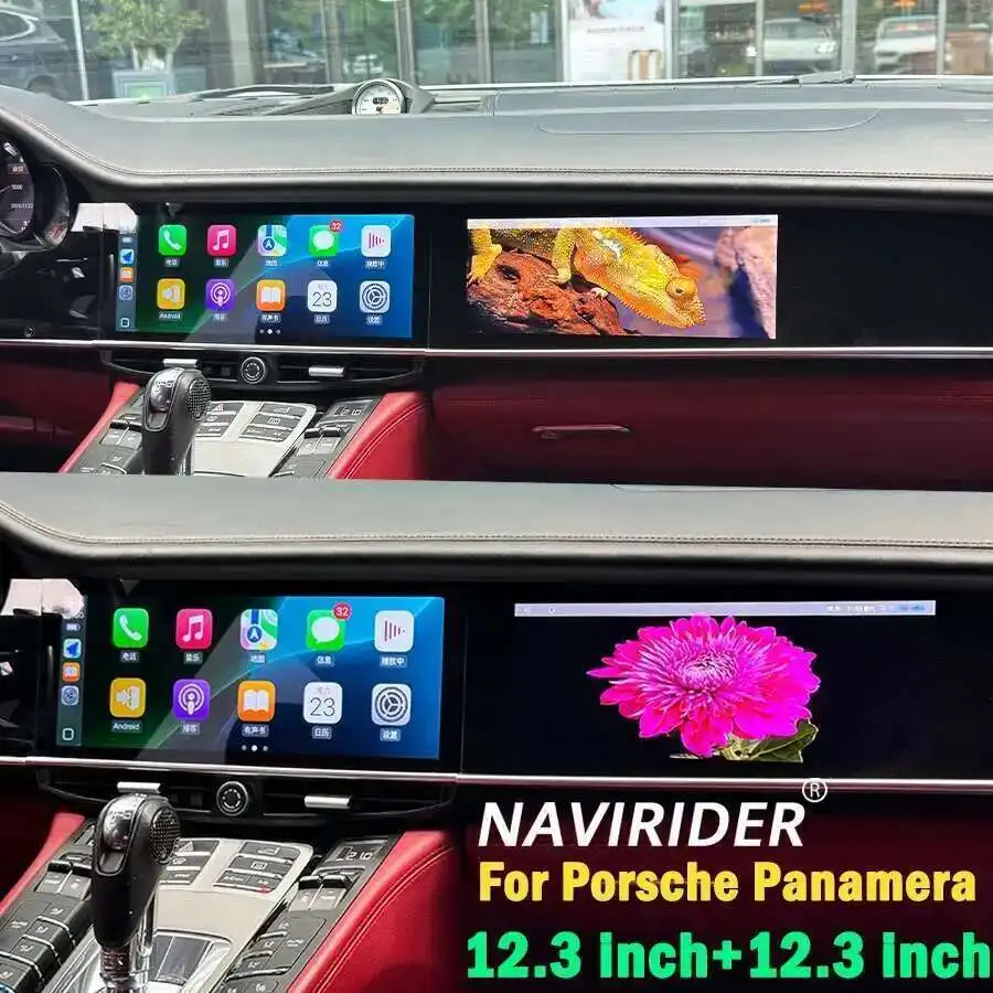 12.3inch Dual screen Car Radio Multimedia Video Player For Porsche Panamera 2010-2016 GPS navigation Android Auto Carplay 4G
12.3inch Dual screen Car Radio Multimedia Video Player For Porsche Panamera 2010-2016 GPS navigation Android Auto Carplay 4G