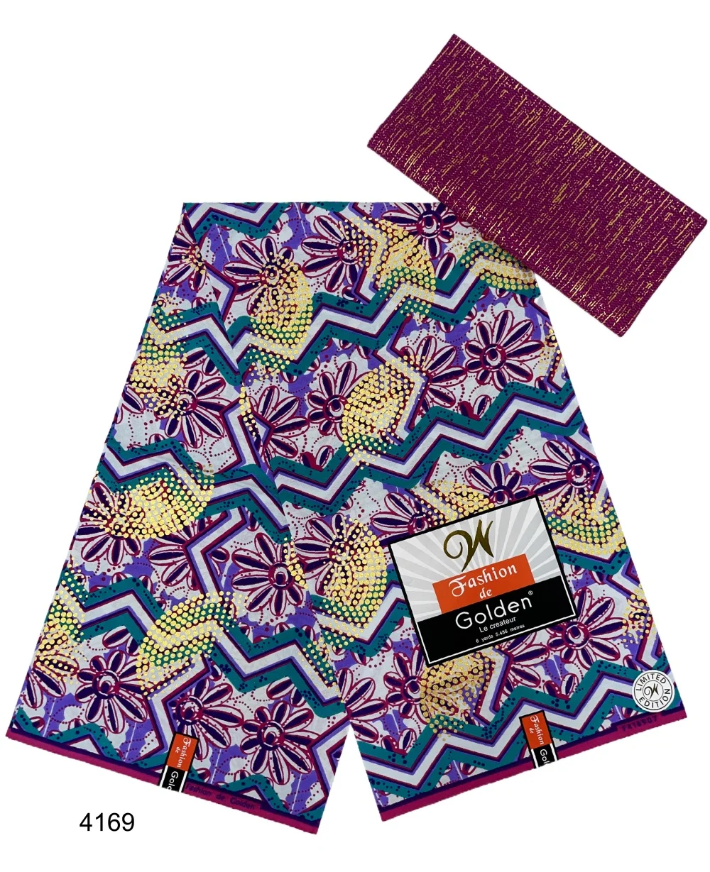 2024 New Arrival Woodin Golden 4+2 Fashion de Gold Wax Fabric 100% Cotton Nigeria Ankara Wax Dutch High Quality Sewing Cloth T6
2024 New Arrival Woodin Golden 4+2 Fashion de Gold Wax Fabric 100% Cotton Nigeria Ankara Wax Dutch High Quality Sewing Cloth T6