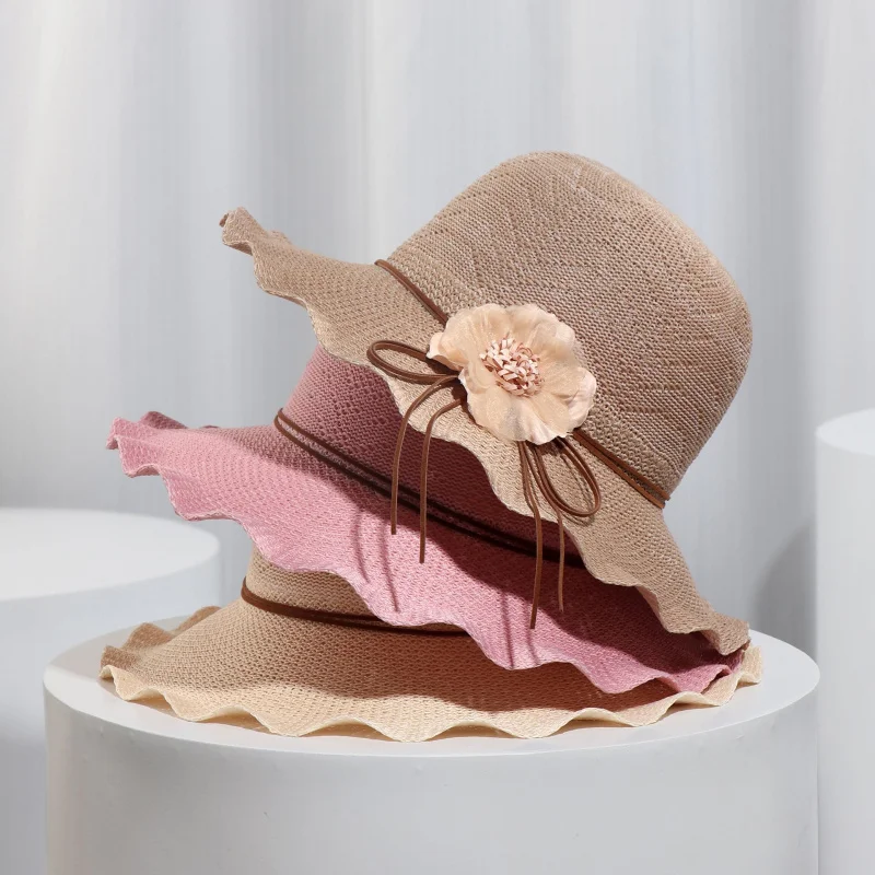 Custom. Summer New Knit Breathable Bucket Hat Children's-Proof Beach Vacation Scenic Spot Flower Bucket Hat
Custom. Summer New Knit Breathable Bucket Hat Children's-Proof Beach Vacation Scenic Spot Flower Bucket Hat