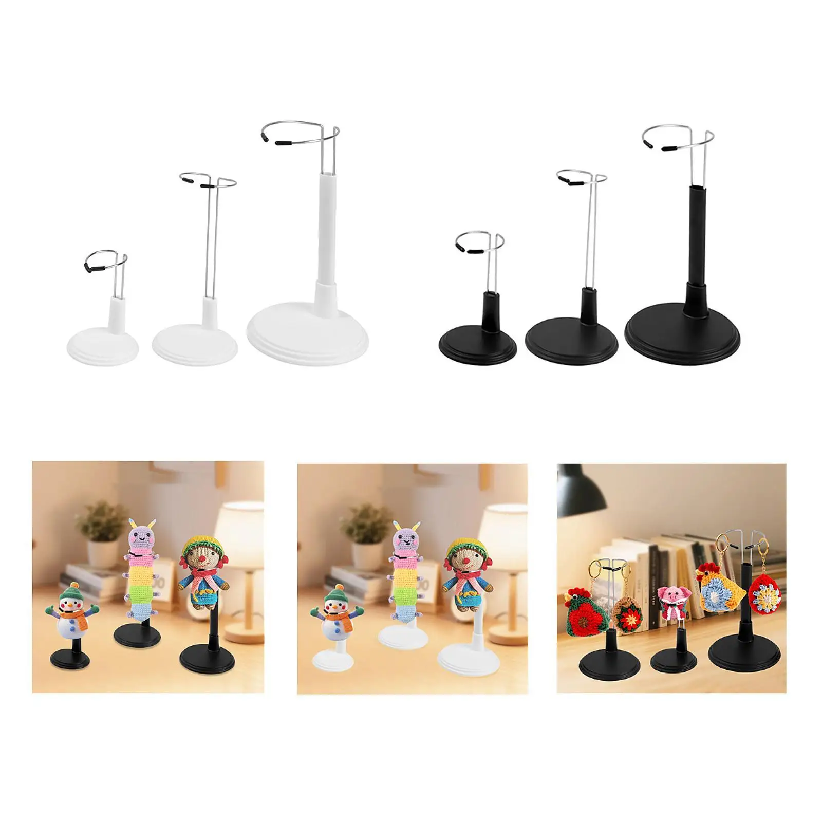 3 Pieces Doll Stands Organization Multipurpose Woven Figure Holders Doll Display
3 Pieces Doll Stands Organization Multipurpose Woven Figure Holders Doll Display