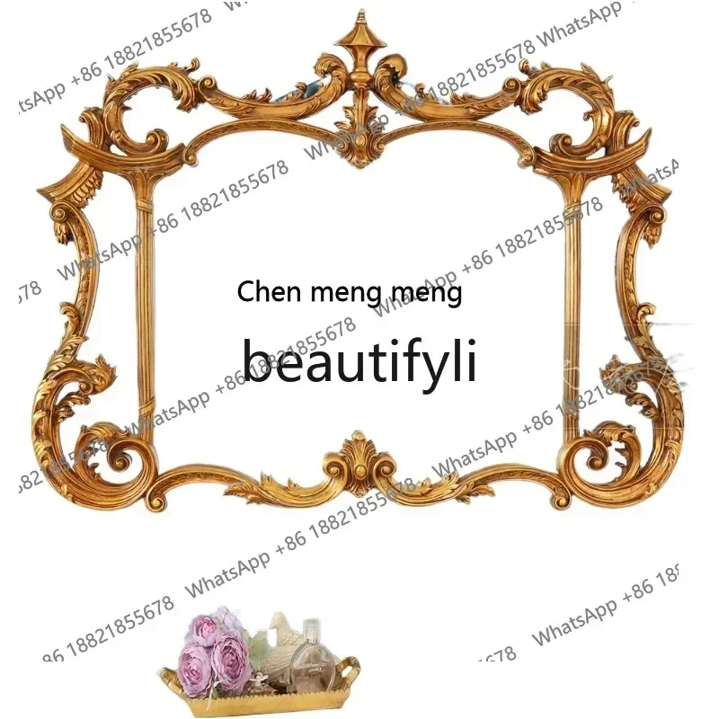 K182K182xxz128x99 luxury decorative mirror gold foil horizontal bathroom mirror restaurant sofa European and American French han
K182K182xxz128x99 luxury decorative mirror gold foil horizontal bathroom mirror restaurant sofa European and American French han