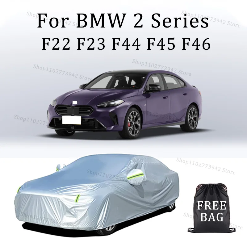 Car cover For BMW 2 Series F22 F23 F44 F45 F46 Full cover Waterproof sun protection cover Scratch resistant cars accessories
Car cover For BMW 2 Series F22 F23 F44 F45 F46 Full cover Waterproof sun protection cover Scratch resistant cars accessories