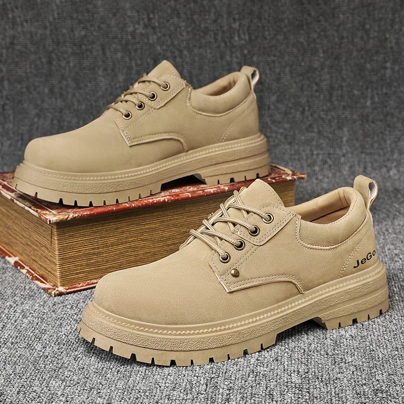 Men's Winter Fleece Lined Casual Work Boots Boots Anti Slip Heightening Construction Site Labor Protection Shoes
Men's Winter Fleece Lined Casual Work Boots Boots Anti Slip Heightening Construction Site Labor Protection Shoes