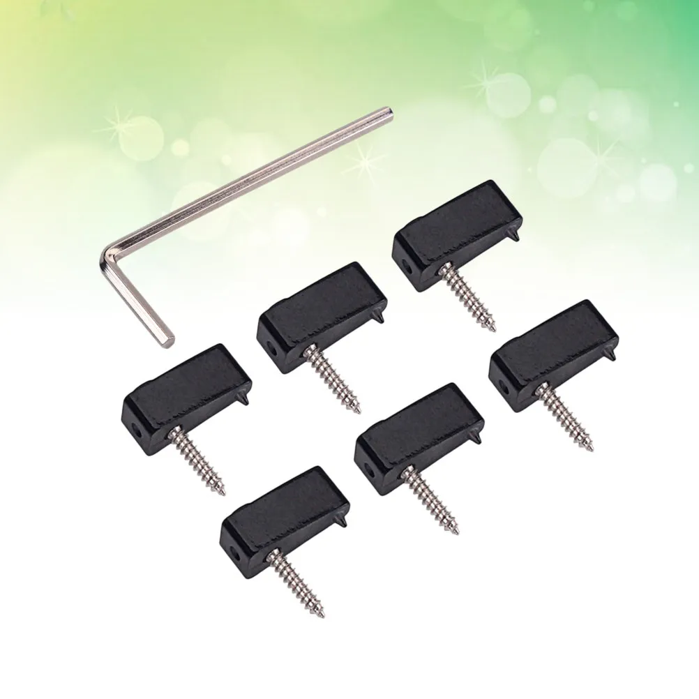 Headless Electric Guitar Triangle Tremolo Bridge String Lock Metal Nut Clamp Block Screws Set Ga1120 Black Stable Tuning Guitar
Headless Electric Guitar Triangle Tremolo Bridge String Lock Metal Nut Clamp Block Screws Set Ga1120 Black Stable Tuning Guitar
