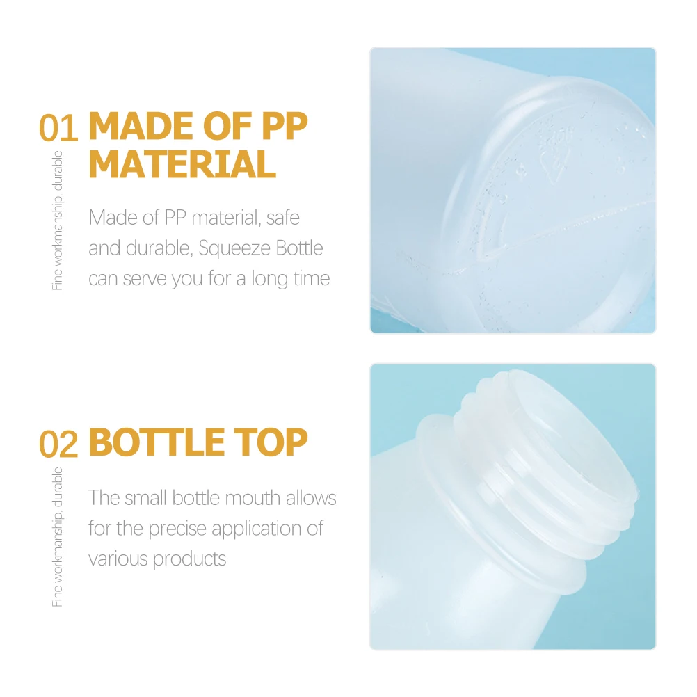 3pcs PP Graduated Scale Hair Color Bottle Applicator Empty Dye Containers Salon Dry Cleaning Perm Oil Squeeze
3pcs PP Graduated Scale Hair Color Bottle Applicator Empty Dye Containers Salon Dry Cleaning Perm Oil Squeeze