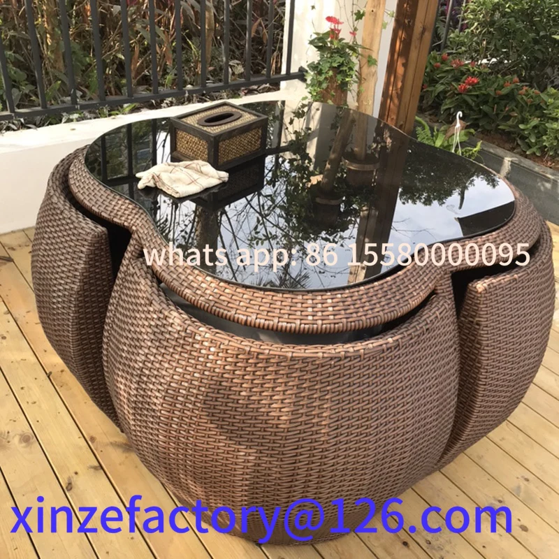 Customizable outdoor tables and chairs patio open-air balcony rattan waterproof sunscreen casual simple rattan chair
Customizable outdoor tables and chairs patio open-air balcony rattan waterproof sunscreen casual simple rattan chair