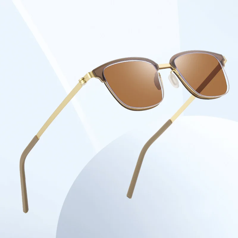 Classic Retro Stainless Steel Glasses Frame for Men Polarized Clip-On Sunshades Women's Eyewear for Vintage Business Casual
Classic Retro Stainless Steel Glasses Frame for Men Polarized Clip-On Sunshades Women's Eyewear for Vintage Business Casual