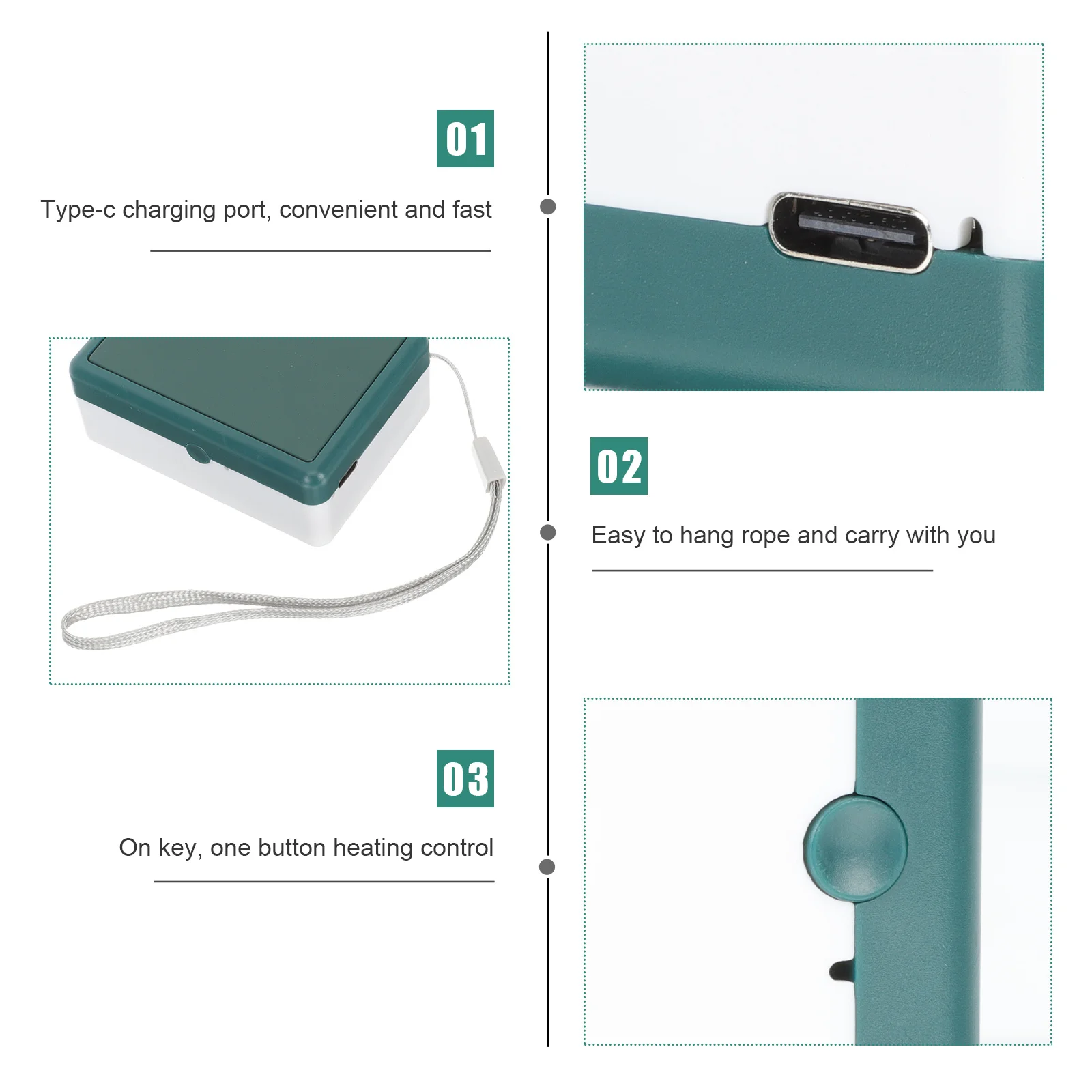 Portable Hand Warmer USB Rechargeable Compact Warm Device for Winter Outdoor Daily Use Small Lightweight Pocket Heater for Hands
Portable Hand Warmer USB Rechargeable Compact Warm Device for Winter Outdoor Daily Use Small Lightweight Pocket Heater for Hands