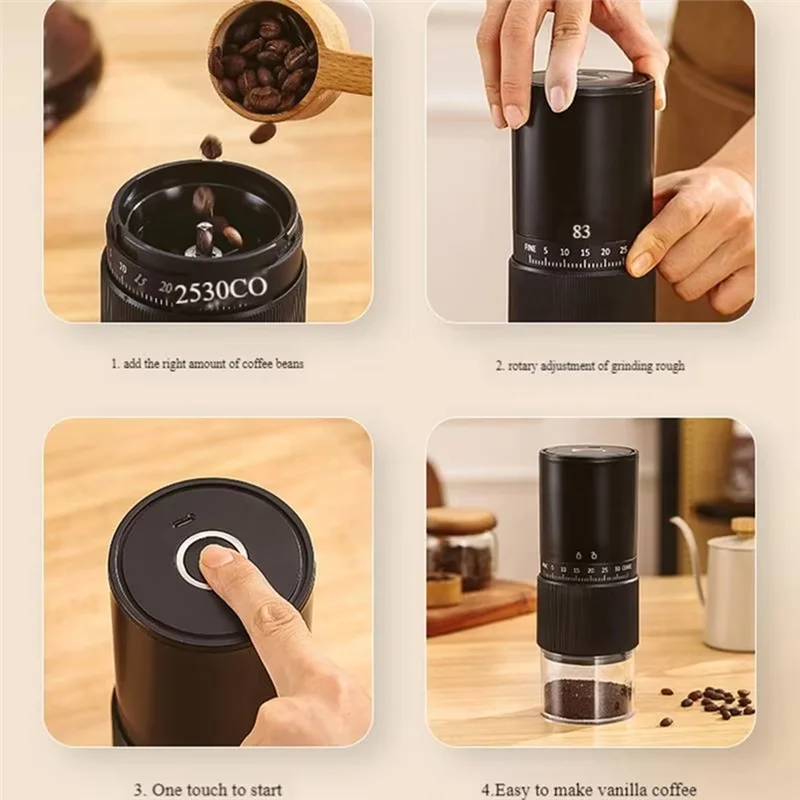 【Flash Sale】Portable Coffee Grinders Adjustable Coffee Maker Grinder Noise Reduction Grinder For Kitchen Coffee Grinder Recharge
【Flash Sale】Portable Coffee Grinders Adjustable Coffee Maker Grinder Noise Reduction Grinder For Kitchen Coffee Grinder Recharge