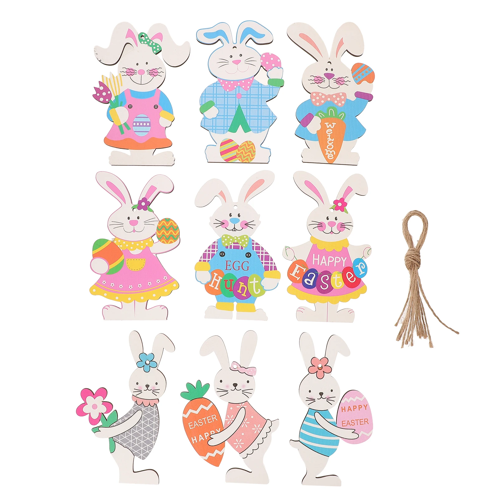9pcs Wooden Easter Door Sign Cute Welcome Front Door Decor Holiday Plaque Reusable Waterproof Bright Colors Home
9pcs Wooden Easter Door Sign Cute Welcome Front Door Decor Holiday Plaque Reusable Waterproof Bright Colors Home