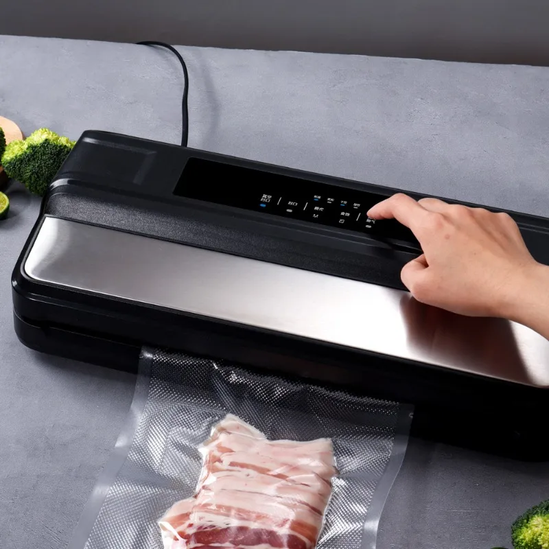 Vacuum Household Vacuum Sealing Machine, Built-in Roll Bag, Automatic Dry and Wet Dual-purpose Food Preservation Machine
Vacuum Household Vacuum Sealing Machine, Built-in Roll Bag, Automatic Dry and Wet Dual-purpose Food Preservation Machine