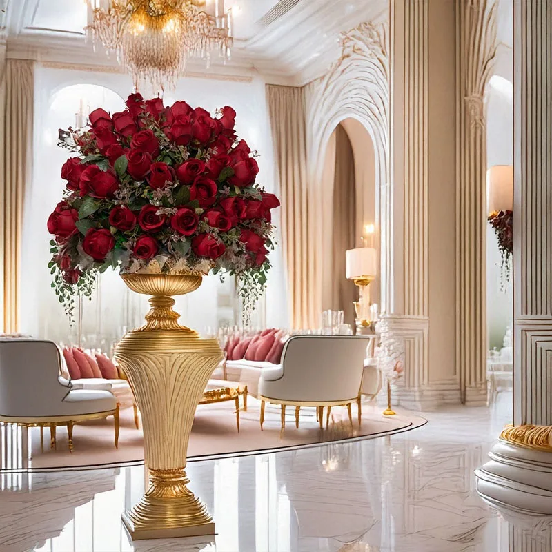 European Rose Flower Balls Wedding Setup Aisle Decor Exhibition Hall Ornaments Window Dining Table Artificial Centerpieces
European Rose Flower Balls Wedding Setup Aisle Decor Exhibition Hall Ornaments Window Dining Table Artificial Centerpieces