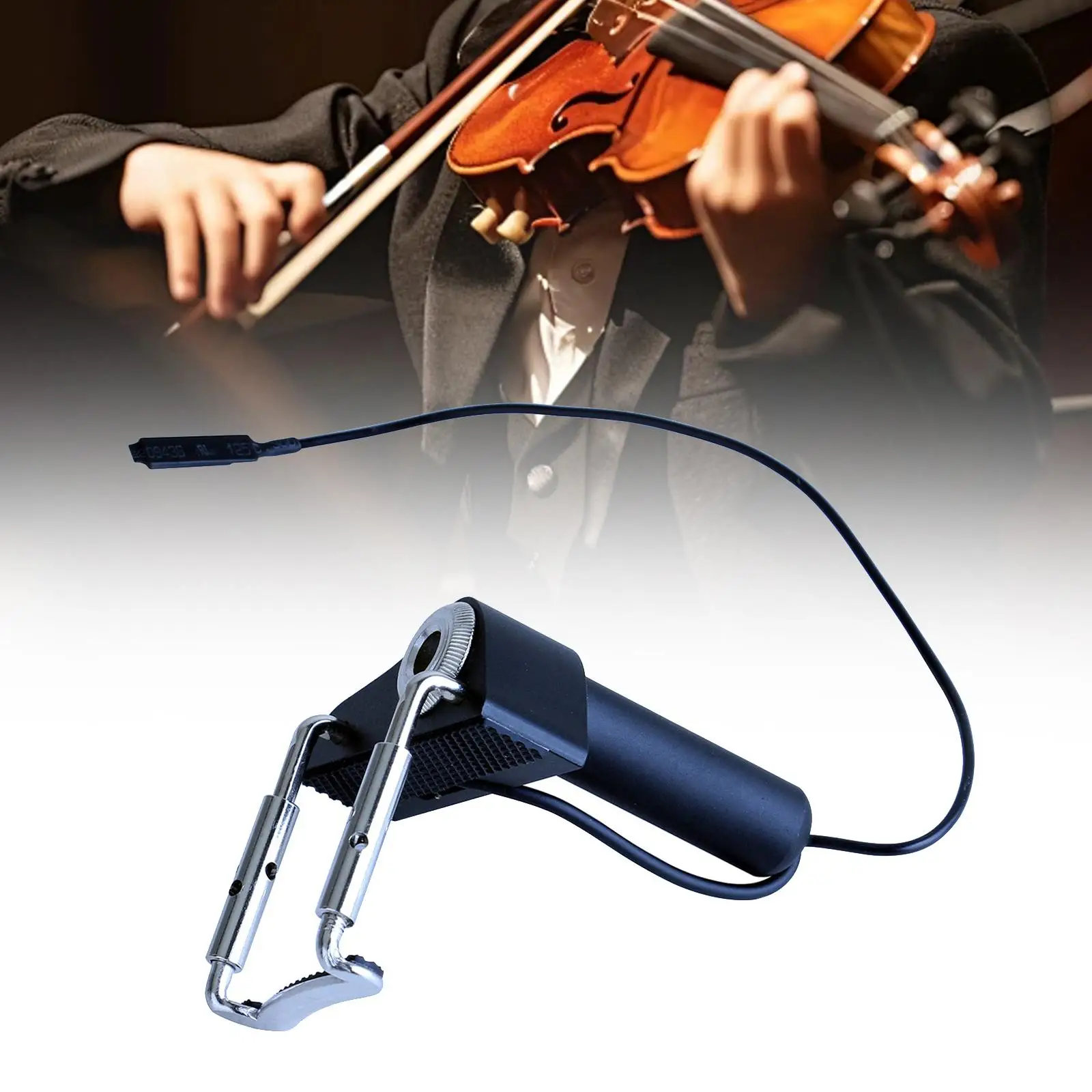 Pickup for Violin,Contact Microphone Pickup CV-19,Consistent Sound,Easy to Mount
Pickup for Violin,Contact Microphone Pickup CV-19,Consistent Sound,Easy to Mount