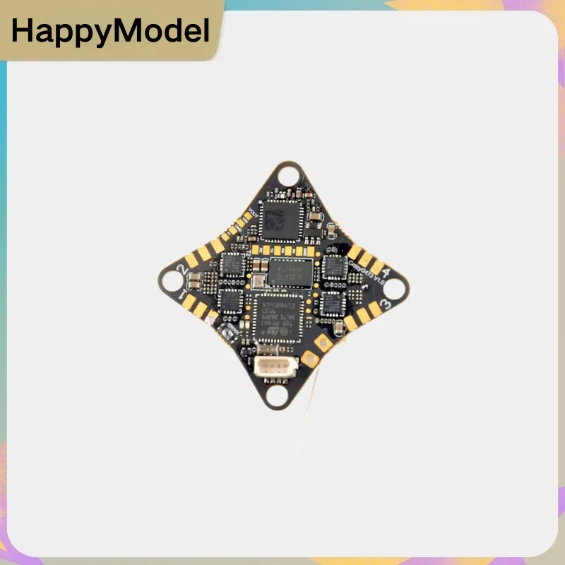 Полетный контроллер HappyModel CrazyG473 V1.0 AIO 5-в-1 со встроенным UART ELRS 5.8G OpenVTX для 65-мм 1S Micro FPV Whoop дрона
Полетный контроллер HappyModel CrazyG473 V1.0 AIO 5-в-1 со встроенным UART ELRS 5.8G OpenVTX для 65-мм 1S Micro FPV Whoop дрона