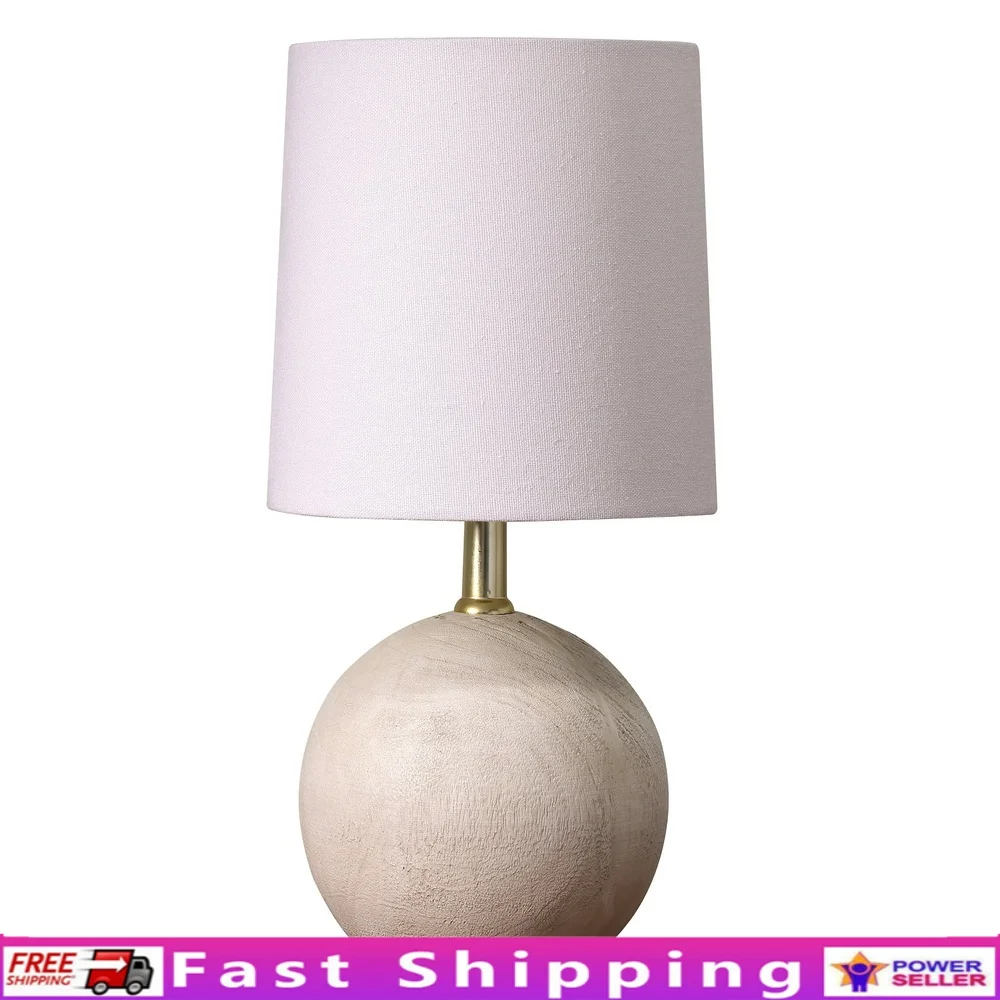 Mini Ball Base Table Lamp 12.75 Inch Chic Contemporary Design E26 Screw Base Compatible Ideal Living Room Office Nightstand
Mini Ball Base Table Lamp 12.75 Inch Chic Contemporary Design E26 Screw Base Compatible Ideal Living Room Office Nightstand