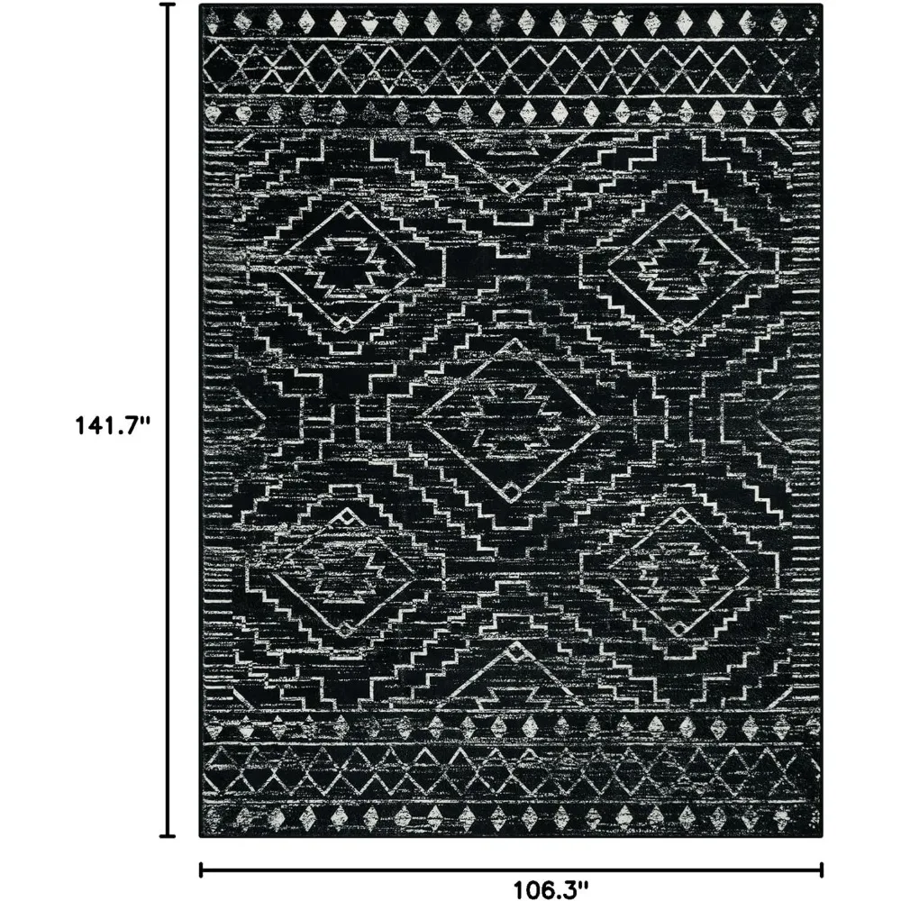 Area Rug for Living Room, Washable Black Rugs, Non-Slip Dining Room Rug, Non-Shedding Soft Floor Carpet, Rugs for Bedroom
Area Rug for Living Room, Washable Black Rugs, Non-Slip Dining Room Rug, Non-Shedding Soft Floor Carpet, Rugs for Bedroom